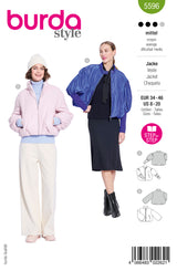 Patron Burda n°5596 : Veste