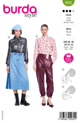 Patron Burda n°5622 : Blouse