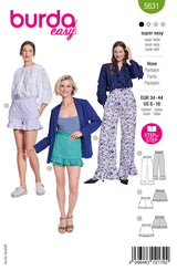 Patron Burda n°5631 : Pantalon