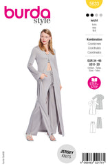 Patron Burda n°5633 : Veste et pantalon
