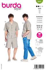 Patron Burda n°5640 : Chemise et short