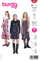 Patron Burda n°5662 : Robe