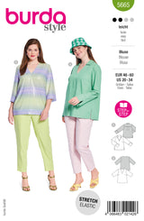 Patron Burda n°5665 : Blouse