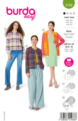 Patron Burda n°5729 : Blazer
