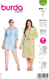 Patron Burda n°5732 : Robe & Blouse
