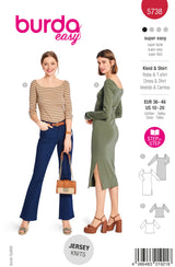 Patron Burda n°5738 : Robe & T-shirt