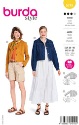 Patron Burda n°5749 : Veste