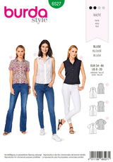 Patron Burda n°6527: Blouse d'été