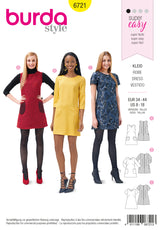 Patron N°6721 Burda : Robe