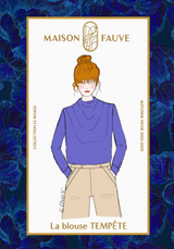 Patron de couture blouse TEMPÊTE