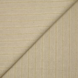 Polyester et lin à rayures lurex doré Carla fond naturel