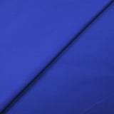 Popeline de coton satinée bleu électrique