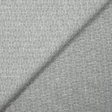 Popeline polycoton imprimée carreaux en pointillisme fond gris chiné