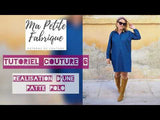 Patron de couture Chemise et robe-chemise CONSTANCE