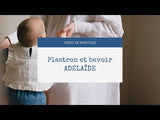 Patron plastron, pull sans manches et bavoir bébé ADÉLAÏDE