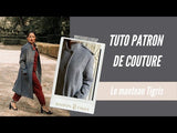 Patrón de costura de abrigo de Tigris