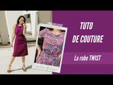 Patron de couture robe drapée TWIST