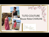 Patron de couture Blouse-Robe CHARLINE
