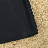 Satin de viscose effet cupro bleu nuit