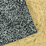 Satin polyester imprimé camouflage gris et noir