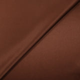 Satin polyester uni Inès marron