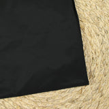 Taffetas de soie et polyester noir