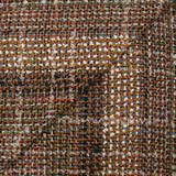 Tweed de laine mélangée Flavie fond beige et noir