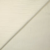 Velours de coton côtelé blanc cassé