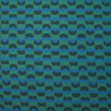 Viscose imprimée parenthèse inédite fond kaki