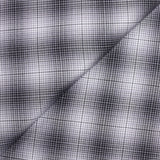 Viscose tissée teinte Laura à carreaux gris