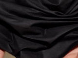 Coton uni noir