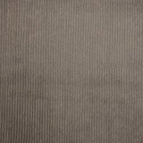 Velours polyester côtelé gris taupe