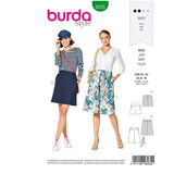 Patron Burda n°6235 : Jupe avec empiècement