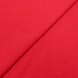 Voile de coton rouge framboise