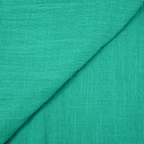 Simple gaze tissée vert caraïbes