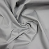Satin de coton élasthanne gris
