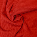Jersey nid d'abeille rouge