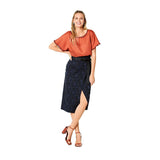 Patron Burda n°6204 : T-shirt façon blouse