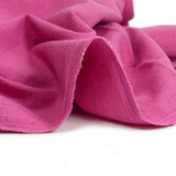 100% Fuchsia washed linen