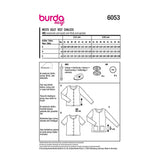 Patron Burda n°6053 : Veste