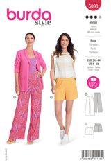 Patron Burda n°5898 : Pantalon