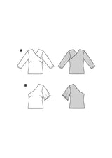 Patron Burda n°5900 : T-shirt