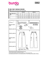 Patron Burda n°5902 : Pantalon