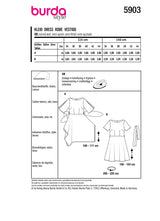 Patron Burda n°5903 : Robe