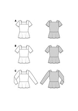 Patron Burda n°5908 : Blouse