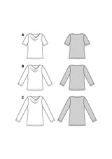 Patron Burda n°5926 : T-shirt