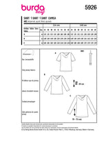 Burda boss n ° 5926: T-shirt