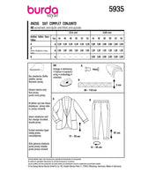Patron Burda n°5935 : Ensembles