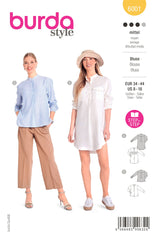 Patron Burda n°6001 : Blouse