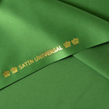 Satin mat toucher soie vert sapin